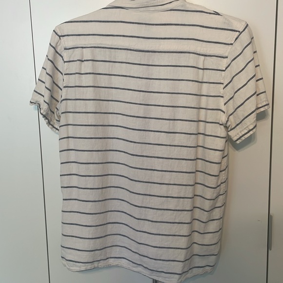 Lucky Brand Button Down Striped Shirt M - Picture 3 of 3